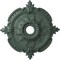 Ekena Millwork Benson Classic Medallion (Canopies up to 6 1/2"), 28 3/8"OD x 3 3/4"ID x 1 5/8"P, Cloud Burst CM28BECBF - alternate 1